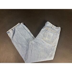 Vintage 1990s Levi's 875 legendary Jeans 34x29 Paint Splatter Workwear Denim